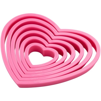Cookie Cutter Set - Hearts / 6